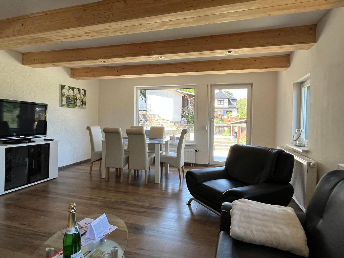 Saechsische-Schweiz-Ferienhaus-Wohnung-1-Mit-Elbblick-Sauna-Und-Kamin Кёнигштайн-ан-дер-Эльбе Экстерьер фото